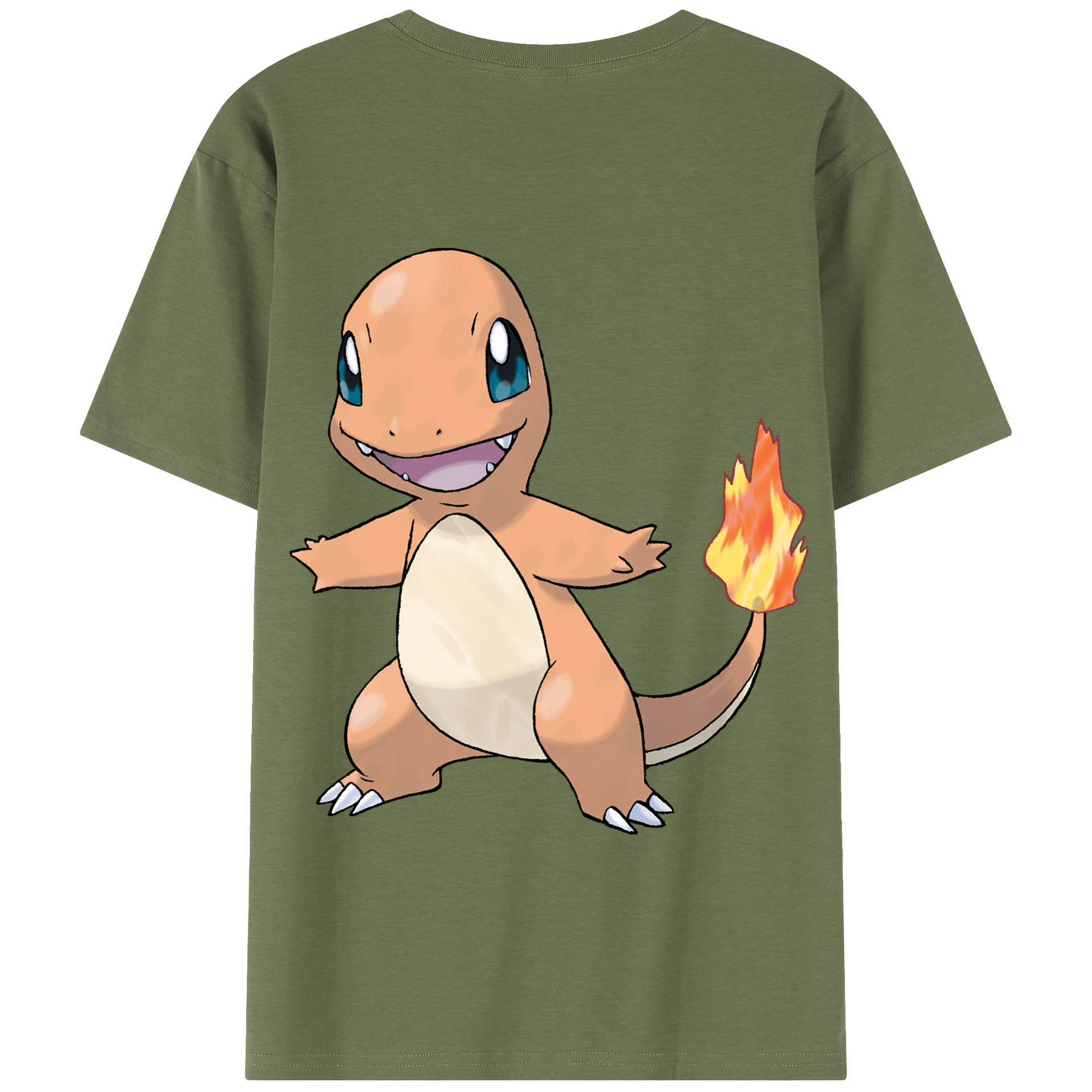 （画像用） ポケットモンスター Pokémon 綿100％半袖Tシャツ（背面プリント）